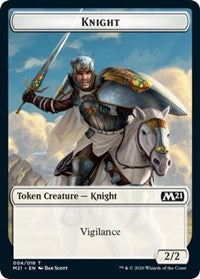 Knight // Zombie Double-Sided Token [Core Set 2021 Tokens] - The Mythic Store | 24h Order Processing