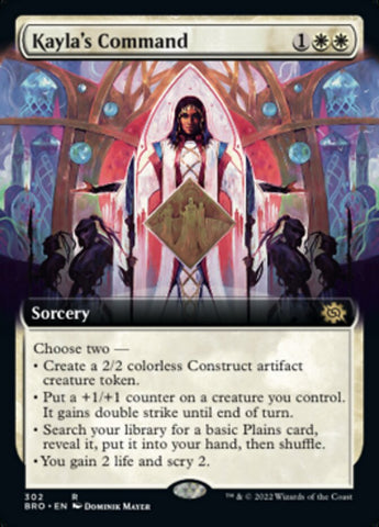 Kayla's Command (Extended Art) [The Brothers' War] - The Mythic Store | 24h Order Processing
