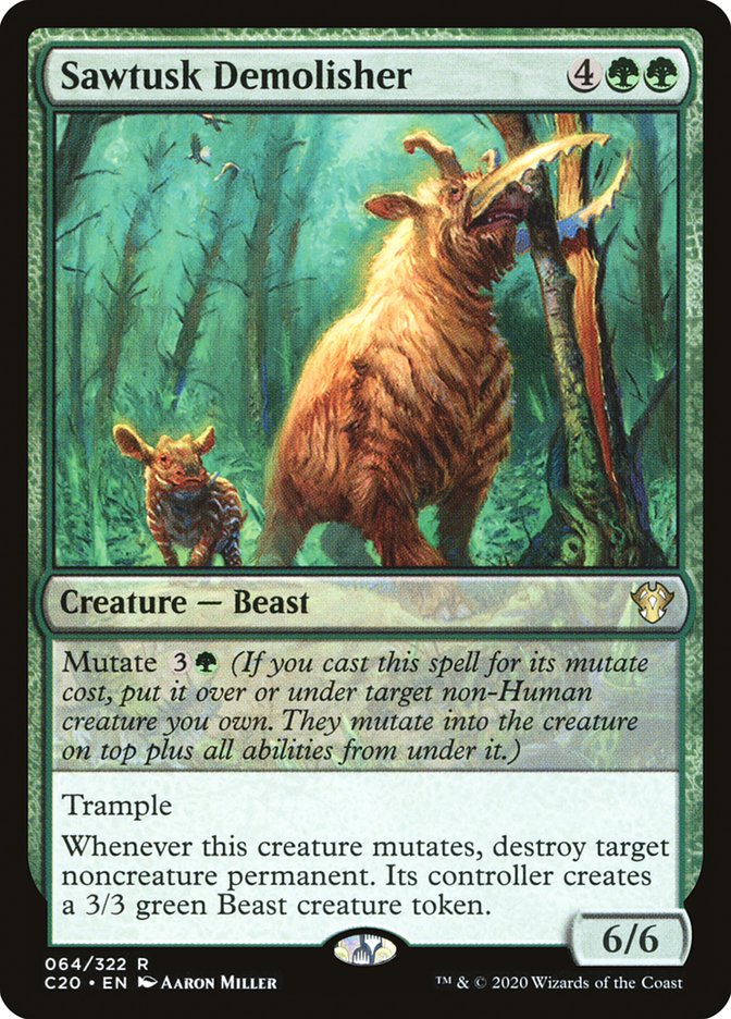 Sawtusk Demolisher [Commander 2020] - The Mythic Store | 24h Order Processing