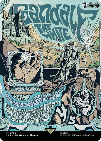 Gandalf the White (Borderless Poster) [The Lord of the Rings: Tales of Middle-Earth] - The Mythic Store | 24h Order Processing