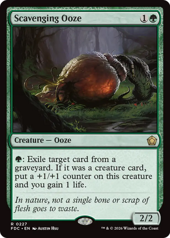 Scavenging Ooze [Foundations Commander] - The Mythic Store | 24h Order Processing