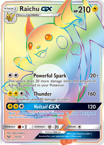 Raichu GX (75/73) [Sun & Moon: Shining Legends] - The Mythic Store | 24h Order Processing