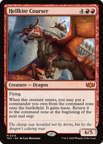 Hellkite Courser [Tarkir: Dragonstorm Commander] - The Mythic Store | 24h Order Processing