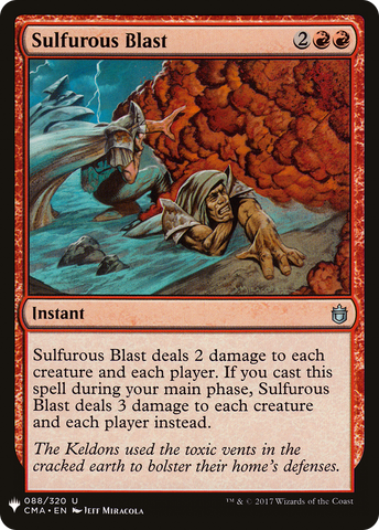 Sulfurous Blast [Mystery Booster] - The Mythic Store | 24h Order Processing