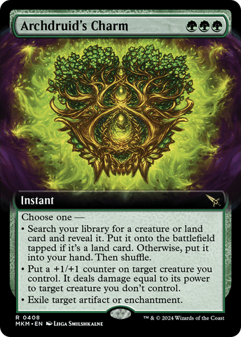 Archdruid's Charm (Extended Art) [Murders at Karlov Manor] - The Mythic Store | 24h Order Processing