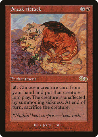 Sneak Attack [Urza's Saga] - The Mythic Store | 24h Order Processing