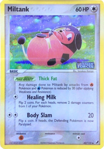 Miltank (42/115) (Stamped) [EX: Unseen Forces] - The Mythic Store | 24h Order Processing