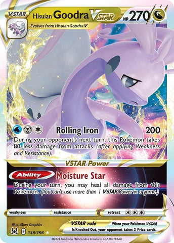 Hisuian Goodra VSTAR (136/196) [Sword & Shield: Lost Origin] - The Mythic Store | 24h Order Processing