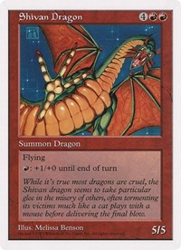 Shivan Dragon (Oversized) [Oversize Cards] - The Mythic Store | 24h Order Processing