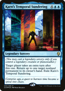 Karn's Temporal Sundering [Dominaria Prerelease Promos] - The Mythic Store | 24h Order Processing