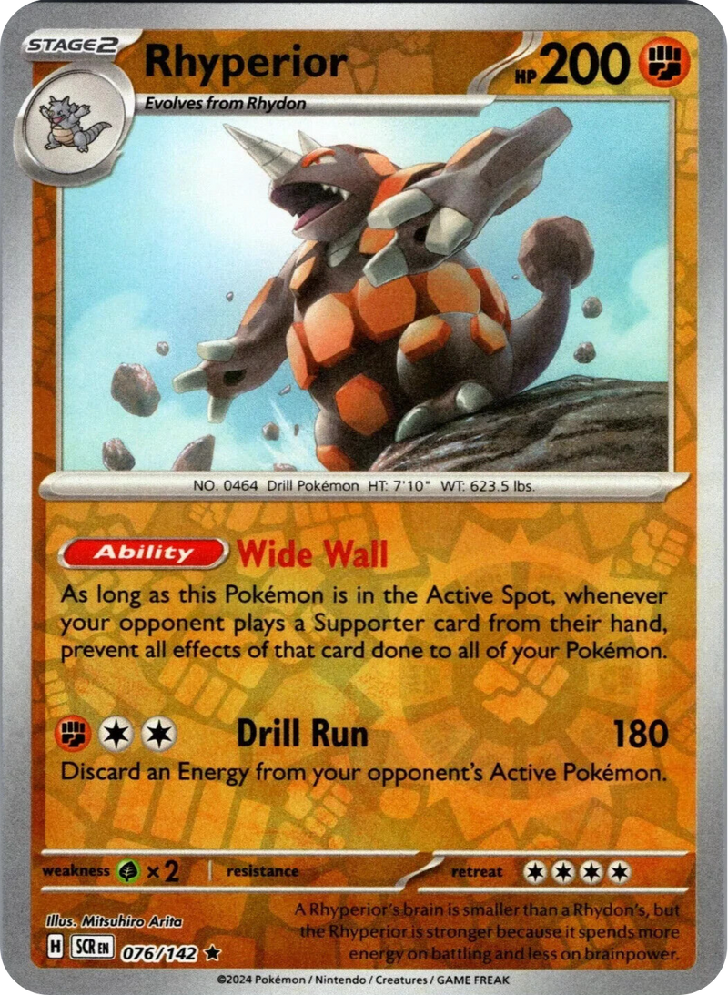 Rhyperior (076/142) [Scarlet & Violet: Stellar Crown] - The Mythic Store | 24h Order Processing