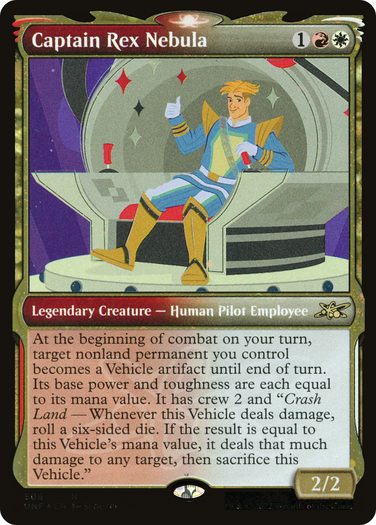 Captain Rex Nebula (Showcase) (Galaxy Foil) [Unfinity] - The Mythic Store | 24h Order Processing