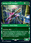 Spring-Leaf Avenger (Showcase Ninja) [Kamigawa: Neon Dynasty] - The Mythic Store | 24h Order Processing