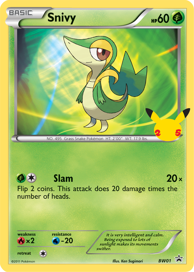 Snivy (BW01) (Jumbo Card) [First Partner Pack] - The Mythic Store | 24h Order Processing