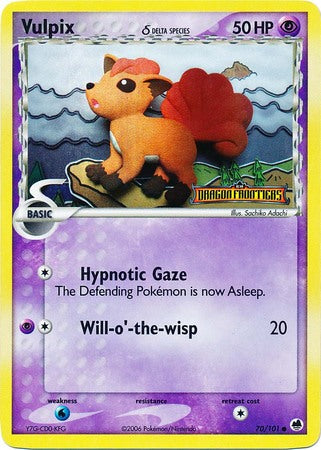 Vulpix (70/101) (Delta Species) (Stamped) [EX: Dragon Frontiers] - The Mythic Store | 24h Order Processing