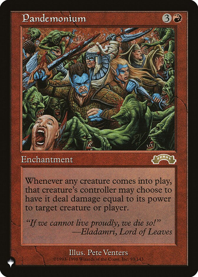 Pandemonium [The List] - The Mythic Store | 24h Order Processing