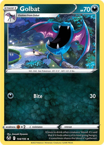Golbat (104/195) [Sword & Shield: Silver Tempest] - The Mythic Store | 24h Order Processing