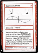 Geometric Weird [Mystery Booster Playtest Cards] - The Mythic Store | 24h Order Processing