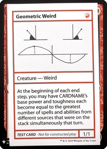 Geometric Weird [Mystery Booster Playtest Cards] - The Mythic Store | 24h Order Processing