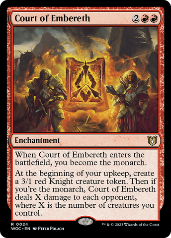 Court of Embereth [Wilds of Eldraine Commander] - The Mythic Store | 24h Order Processing