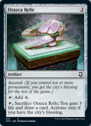 Orazca Relic [Dungeons & Dragons: Adventures in the Forgotten Realms Commander] - The Mythic Store | 24h Order Processing