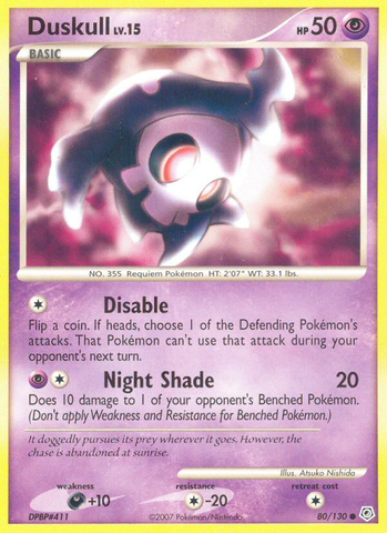 Duskull (80/130) [Diamond & Pearl: Base Set] - The Mythic Store | 24h Order Processing