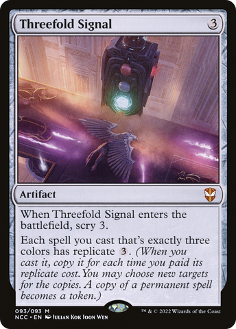 Threefold Signal [Streets of New Capenna Commander] - The Mythic Store | 24h Order Processing