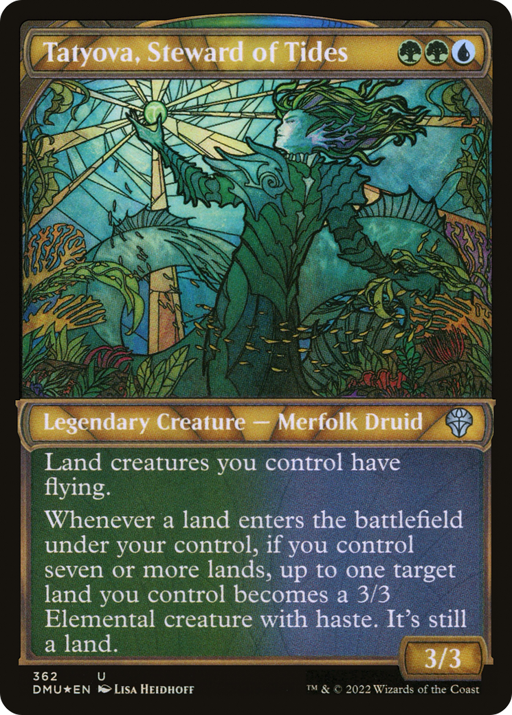 Tatyova, Steward of Tides (Showcase Textured) [Dominaria United] - The Mythic Store | 24h Order Processing