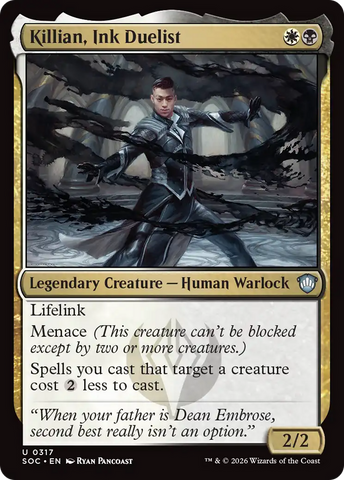 Killian, Ink Duelist [Secrets of Strixhaven Commander] - The Mythic Store | 24h Order Processing