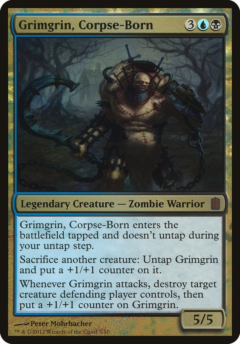 Grimgrin, Corpse-Born (Oversized) [Commander's Arsenal Oversized] - The Mythic Store | 24h Order Processing