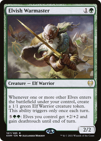 Elvish Warmaster (Promo Pack) [Kaldheim Promos] - The Mythic Store | 24h Order Processing