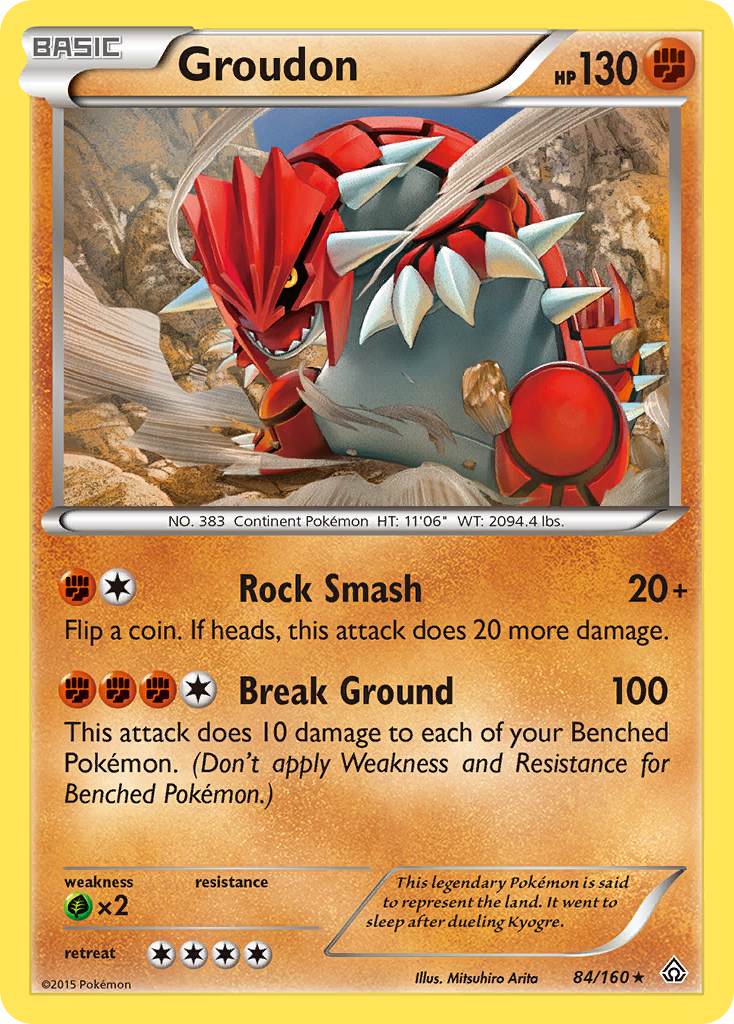 Groudon (84/160) [XY: Primal Clash] - The Mythic Store | 24h Order Processing