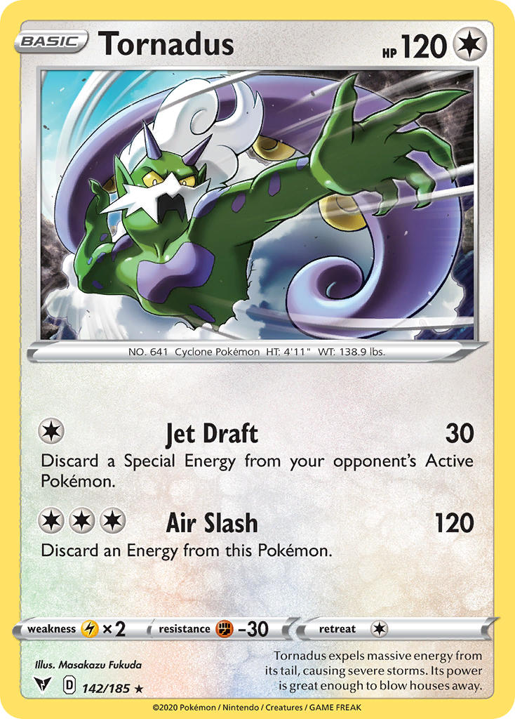 Tornadus (142/185) [Sword & Shield: Vivid Voltage] - The Mythic Store | 24h Order Processing