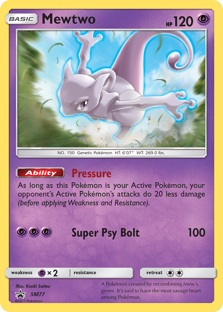 Mewtwo (SM77) [Sun & Moon: Black Star Promos] - The Mythic Store | 24h Order Processing