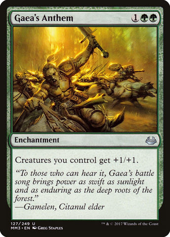 Gaea's Anthem [Modern Masters 2017] - The Mythic Store | 24h Order Processing