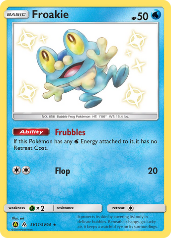 Froakie (SV11/SV94) [Sun & Moon: Hidden Fates - Shiny Vault] - The Mythic Store | 24h Order Processing