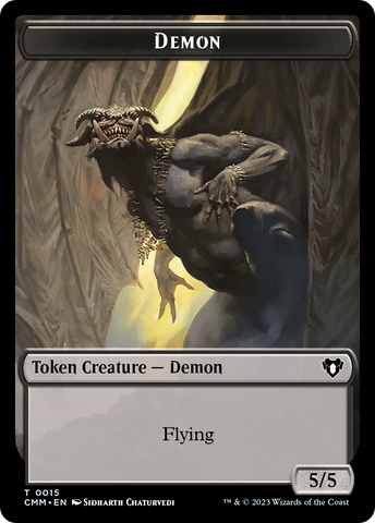 Demon Token [Commander Masters Tokens] - The Mythic Store | 24h Order Processing