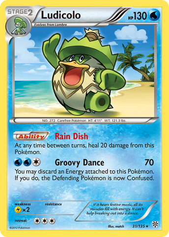 Ludicolo (31/135) [Black & White: Plasma Storm] - The Mythic Store | 24h Order Processing