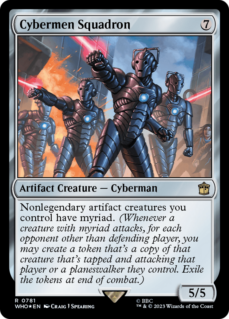 Cybermen Squadron (Surge Foil) [Doctor Who] - The Mythic Store | 24h Order Processing