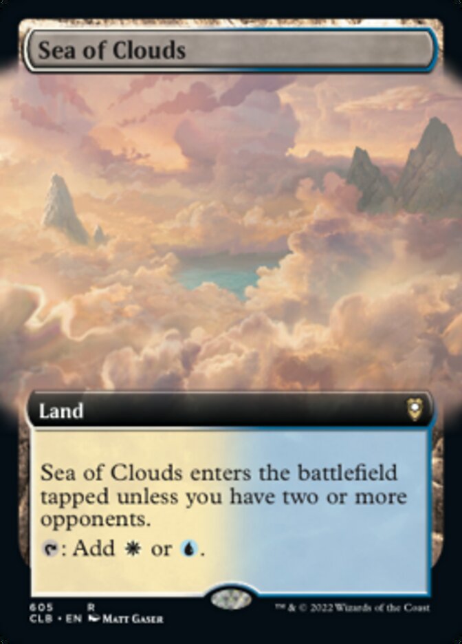 Sea of Clouds (Extended Art) [Commander Legends: Battle for Baldur's Gate] - The Mythic Store | 24h Order Processing