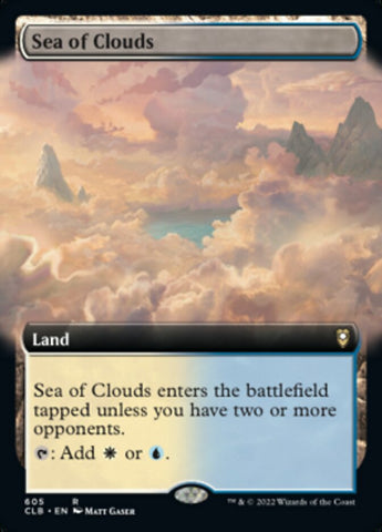 Sea of Clouds (Extended Art) [Commander Legends: Battle for Baldur's Gate] - The Mythic Store | 24h Order Processing