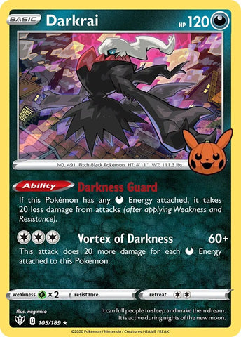 Darkrai (105/189) [Trick or Trade] - The Mythic Store | 24h Order Processing