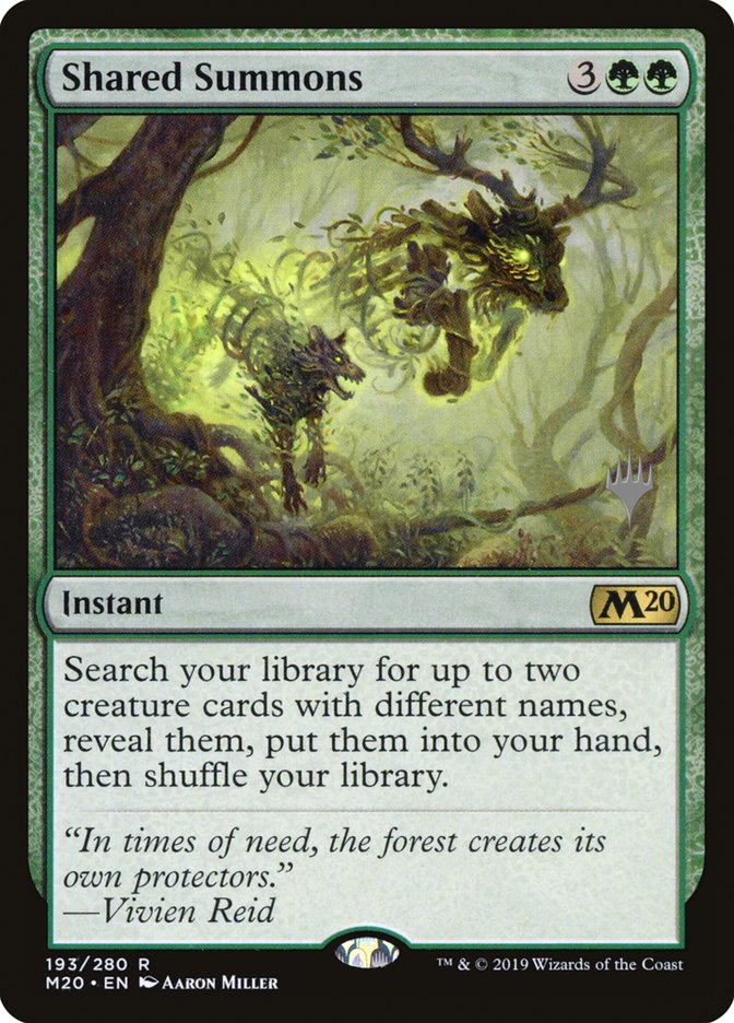Shared Summons (Promo Pack) [Core Set 2020 Promos] - The Mythic Store | 24h Order Processing