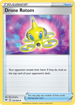 Drone Rotom (151/185) [Sword & Shield: Vivid Voltage] - The Mythic Store | 24h Order Processing