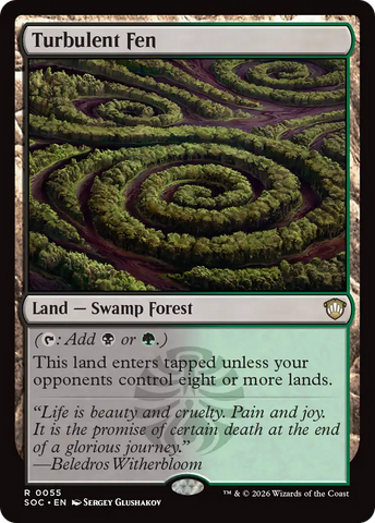 Turbulent Fen [Secrets of Strixhaven Commander] - The Mythic Store | 24h Order Processing