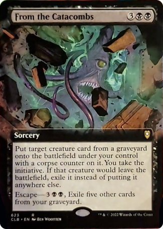 From the Catacombs (Extended Art) [Commander Legends: Battle for Baldur's Gate] - The Mythic Store | 24h Order Processing