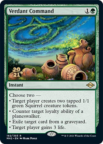 Verdant Command [Modern Horizons 2 Prerelease Promos] - The Mythic Store | 24h Order Processing