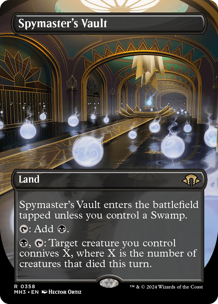 Spymaster's Vault (Borderless) [Modern Horizons 3] - The Mythic Store | 24h Order Processing