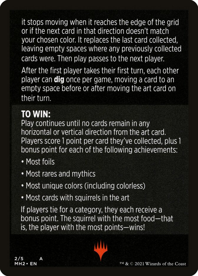 Foraging Squirrels (Magic Minigame) [Modern Horizons 2 Minigame] - The Mythic Store | 24h Order Processing