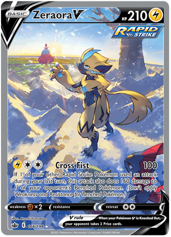 Zeraora V (166/198) [Sword & Shield: Chilling Reign] - The Mythic Store | 24h Order Processing